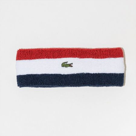 LACOSTE ラコステ ヘアバンドBORDER HAIR BAND | WEST WELL