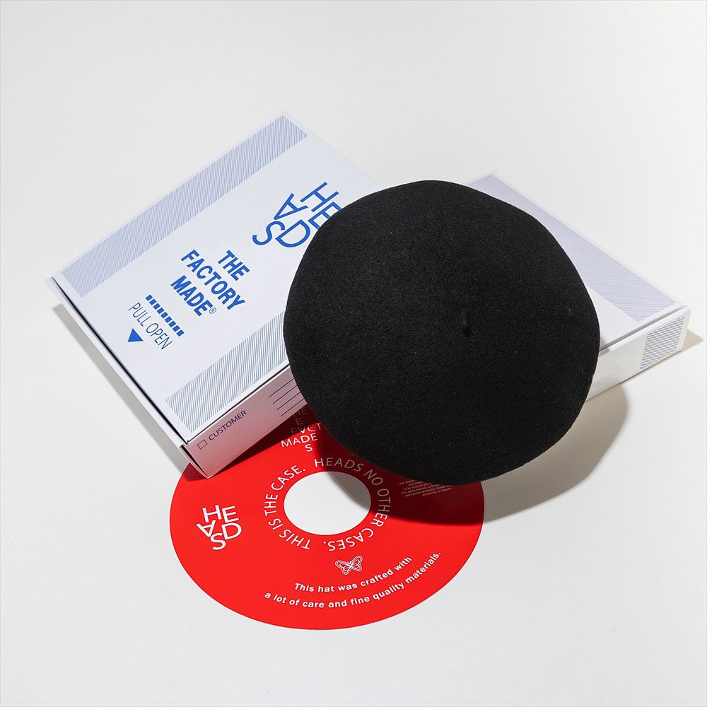 THE FACTORY MADE ザファクトリーメイド ベレー帽【HEADS×THE FACTORY