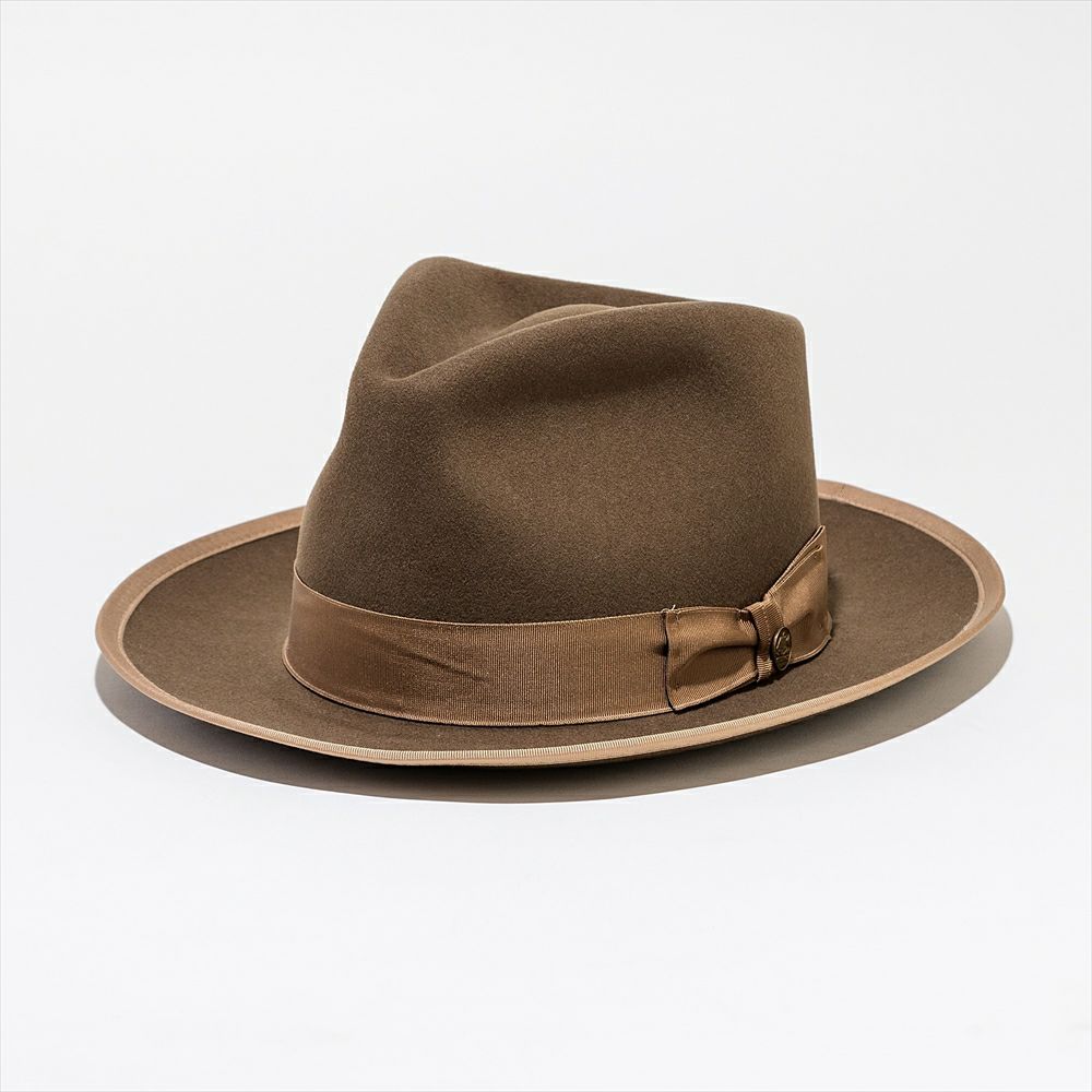 STETSON ステットソン フェルトハット 61 ウォータープルーフ 形状記憶 