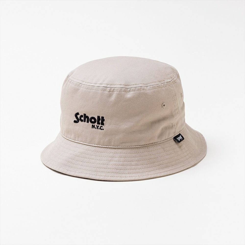 Schott ショット バケットハットBASIC LOGO BUCKET HAT | WEST WELL