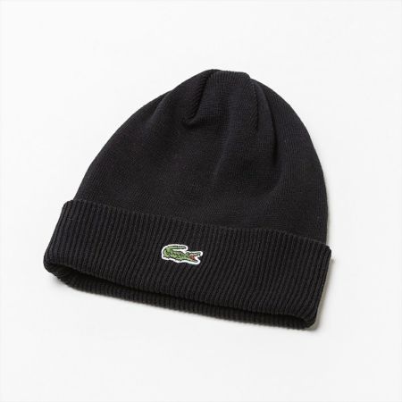 LACOSTE ラコステ ニット帽ONE POINT COTTON KNIT | WEST WELL