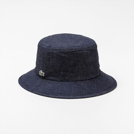 LACOSTE ラコステ バケットハットONE POINT DENIM BUCKET HAT | WEST WELL