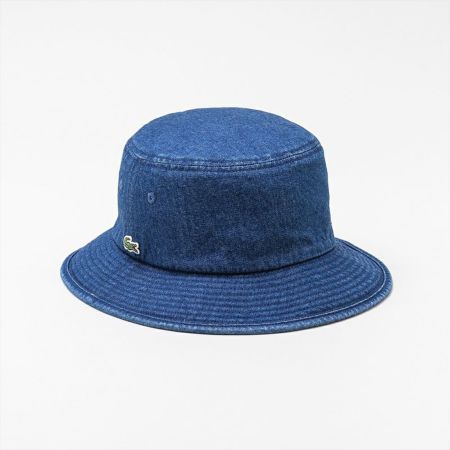 LACOSTE ラコステ バケットハットONE POINT DENIM BUCKET