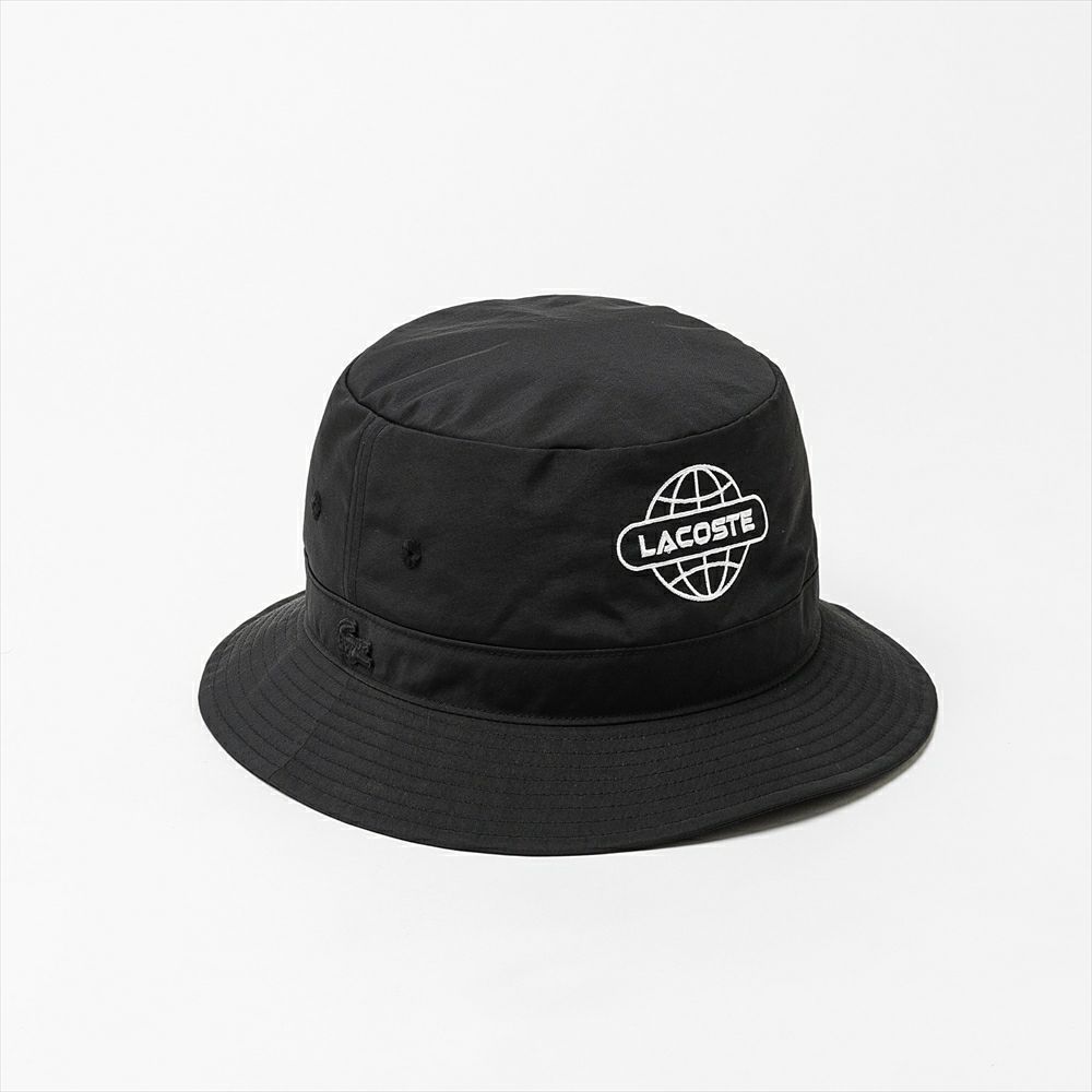 LACOSTE ラコステ バケットハットGLOBE BALL LOGO BUCKET HAT WEST WELL