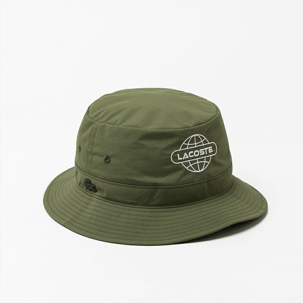 LACOSTE ラコステ バケットハットGLOBE BALL LOGO BUCKET HAT WEST WELL