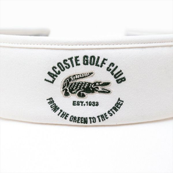 LACOSTE ラコステ サンバイザーLACOSTE GOLF CLUB VISOR | WEST WELL