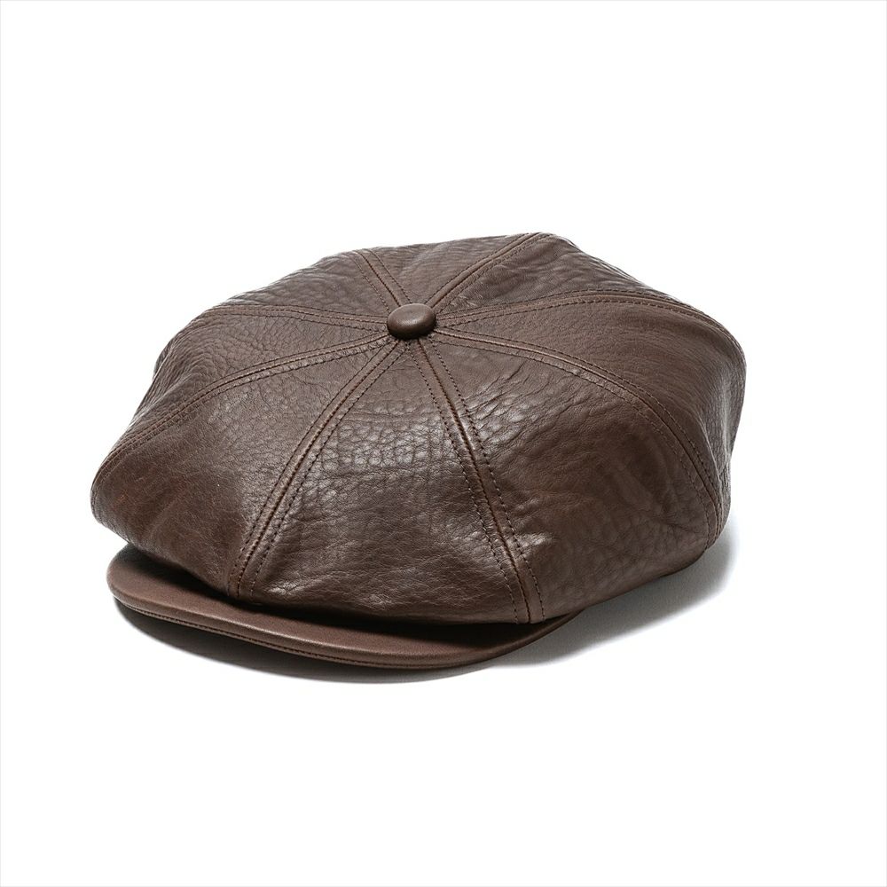 Schott LEATHER HUNTING CAP 脂ぎっ レザーハンチングキャップ
